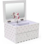 Bella boîte a bijoux licorne pour filles et adolescentes ¿ boîte a musique en bois avec pois etincelants ... Bella boîte a bijoux licorne pour filles et adolescentes ¿ boîte a musique en bois avec pois etincelants ...