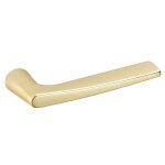 B�quille simple en aluminium finition argent carr� de 7 pour ensemble sur plaque porte pali�re