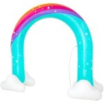 Bestway arroseur gonflable jumbo rainbow dreams - 221 cm x 71 cm x 193 cm - multicolore