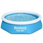 Bestway - fast set - piscine gonflable - 244x61 cm - ronde