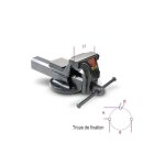 Beta etau parallle d'tabli - 1599f - 125 mm - 150 mm - 12 kg