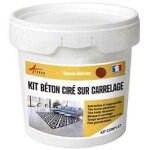 Beton cire carrelage pour sols et murs - kit beton cire sur carrelage - 10 m? (en 2 couches) grenade ... Beton cire carrelage pour sols et murs - kit beton cire sur carrelage - 10 m? (en 2 couches) grenade ...