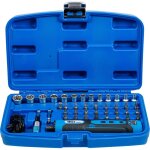Bgs technic - tournevis sur batterie avec jeu d'embouts et de douilles 41 pi�ces