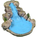 Bhhbb - 1 mini statue de jardin frique pour jardin, pelouse, dcoration de montagne, bricolage, artisanat, ...