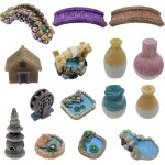 Bhhbb - 16 pcs accessoires de jardin de fes miniatures, fairy garden accessoires miniatures fe, pont, ...