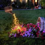 Bhhbb - arrosoir solaire pour d�coration de jardin u2013 sculptures ext�rieures en cuivre imperm�able ...