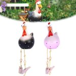 Bhhbb - dcoration de jardin en cramique - fabrique  la main - statue dcorative en forme de poule ...