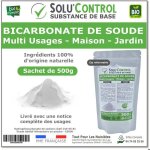 Bicarbonate de soude - naturel - 500 g - multi usages - entretien maison et jardin - ecologique