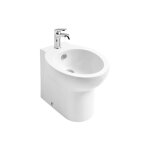 Bidet en ceramique blanc affleurant au mur patascoss