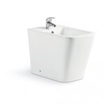 Bidet a poser en ceramique au ras du mur rock