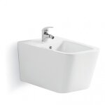 Bidet suspendu mural en ceramique rock