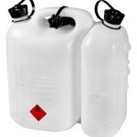Bidon de carburant hitachi 714822 blanc (5l) + r�servoir d'huile hitachi (3l)