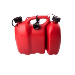 Bidon de carburant oregon 562405; rouge (6 l) + r�servoir d'huile de graissage (3 l)