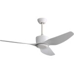 Bimar ventilateur de plafond eolo - blanc - 132 x 37, 5 x 132 cm