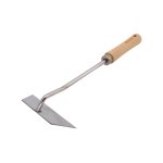 Binette � main en acier inoxydable, manche bois fsc - nature