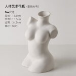 Bisque brul corps humain vase art dcoration salon arrangement floral dcoration chez l'habitant cratif ...