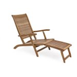 Bizzotto - bain de soleil 58x163x89, 5 cm en acacia huil� - ines