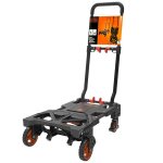 Black + decker 2en - 1 diable et chariot pliable - diable demenagement max. 55kg - diable pliant max. ...