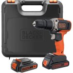 Black + decker bcd003c2k - qw perceuse à percussion 18 v avec 2 batteries au lithium 1, 3 ah et mallette ... Black + decker bcd003c2k - qw perceuse à percussion 18 v avec 2 batteries au lithium 1, 3 ah et mallette ...