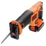 Black & decker bdcr18 scie sabre egoine 18v avec batterie / chargeur