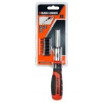 Black decker & bdht 0 - 62129 - tournevis  cliquet avec 6 multipuntas interchangeables