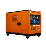 Black + decker groupe �lectrog�ne diesel silencieux 6300w monophas� bxgnd6300e