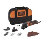 Black & decker mt300sa2 300w outil oscillatoire avec 12 accessoires et un sac de transport