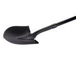 Black + decker pelle 148 cm acier inoxydable tte en acier au carbone et manche en fibre de verre noir ...