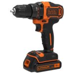 Black & decker perceuse - visseuse sans fil 18 v avec chargeur / batterie 1, 5 ah - bdcdd186 - qw