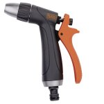 Black + decker pistolet � haute pression pour tuyau de jardin, d�bit d'eau ajustable, poign�e ergonomique, ...