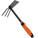 Black + decker rteau avec houe 30 cm jardinage outillage - cultiver et dsherber - poigne ergonomique ...