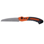 Black + decker scie d'elagage pliable 22, 5 x 6 x 3, 5 cm t�te de coupe en acier dentel� orange / noir ...
