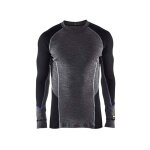 Blaklader haut de sous - v�tement warm gris / noir - 4897 - gris fonc� / noir - xs