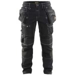 Blaklader pantalon artisan x1900 stretch - 1990 - noir - 58 - jambes courtes