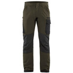Blaklader - pantalon maintenance stretch 4d vert kaki / noir t. 56 142216454599 - c62