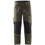 Blaklader pantalon de travail services + stretch - 14951330 - vert fonc� - 40 - jambes standards