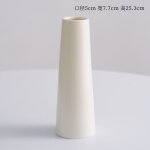 Blanc nordique simple vase dcoratif en cramique tulipe salon bureau entre arrangement de fleurs ornement ...