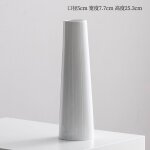 Blanc nordique simple vase dcoratif en cramique tulipe salon bureau entre arrangement de fleurs ornement ...