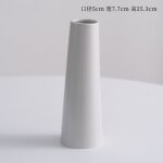 Blanc nordique simple vase dcoratif en cramique tulipe salon bureau entre arrangement de fleurs ornement ...