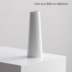 Blanc nordique simple vase dcoratif en cramique tulipe salon bureau entre arrangement de fleurs ornement ...