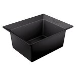Blanco 229342 bo�te de rangement rectangulaire m�tal noir
