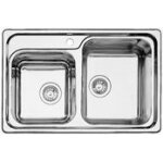 Blanco classic 8 evier à poser rectangulaire acier inoxydable Blanco classic 8 evier à poser rectangulaire acier inoxydable