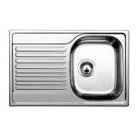 Blanco �vier 1 bac + �gouttoir blancotipo 45 s compact 1318615 (�vier sur la droite - acier inox)