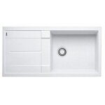 Blanco - evier � encastrer 60cm manuel blanc avec siphon - 515744