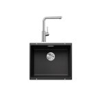 Blanco - pack �vier + mitigeur massif inox bross� et silgranit 528441