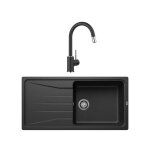 Blanco - pack vier + mitigeur silgranit 527913