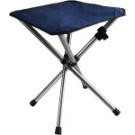 (bleu - l)tabouret pliant camping si�ge de p�che tr�pied pliable petit tabouret t�lescopique portable ...