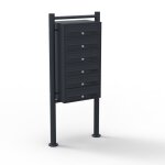 Bloc 6 boites lettres sur pieds 6 entrées acier galvanisé 69, 6 x 38, 5 x 27 cm noir helloshop26 16 0000047 ... Bloc 6 boites lettres sur pieds 6 entrées acier galvanisé 69, 6 x 38, 5 x 27 cm noir helloshop26 16 0000047 ...