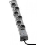 Bloc 6 multiprises parafoudre ebenoid