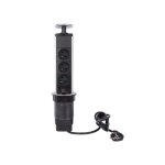 Bloc escamotable a 3 prises - terre fran�aise